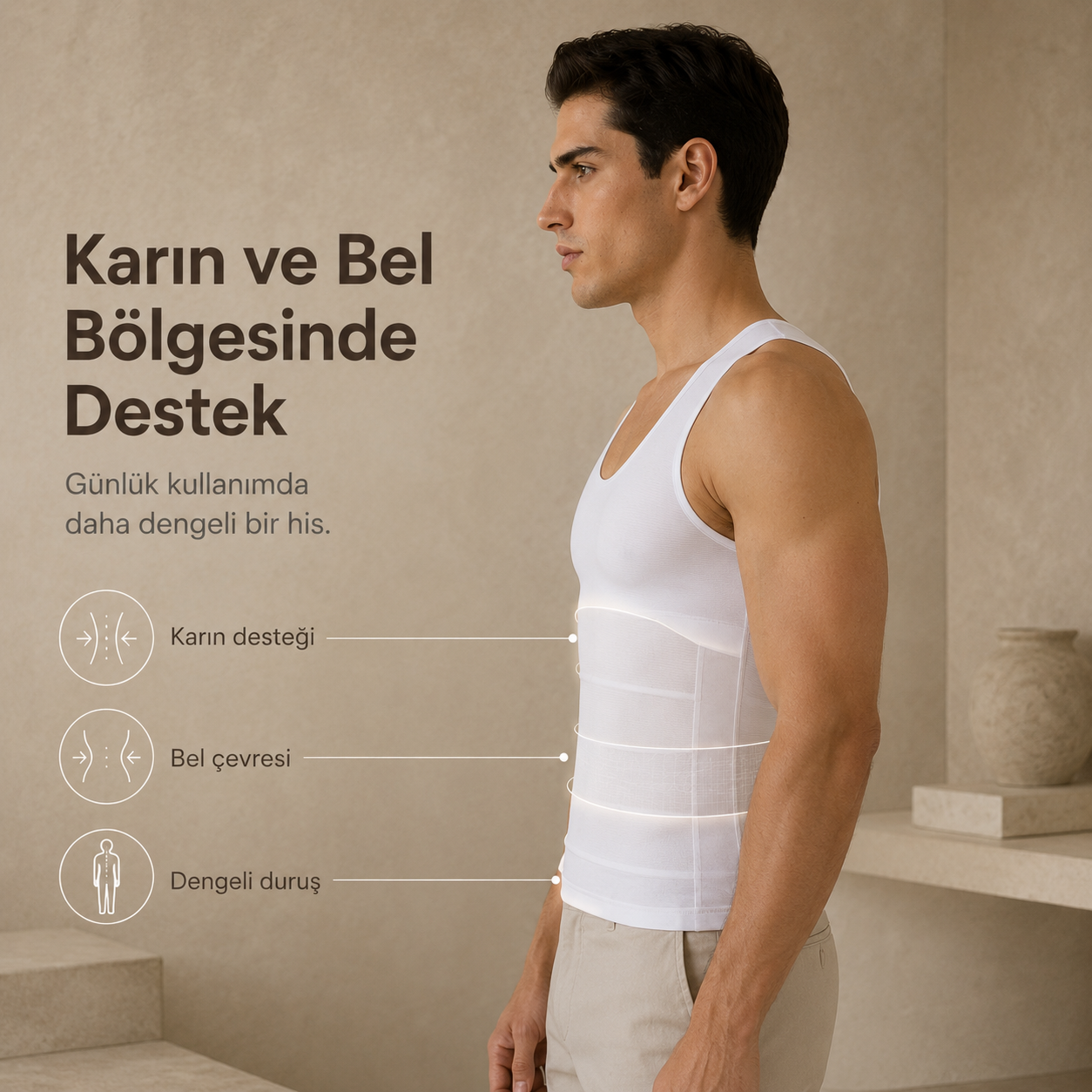 NORDELL Form Atlet | Erkek Kompresyon Atlet