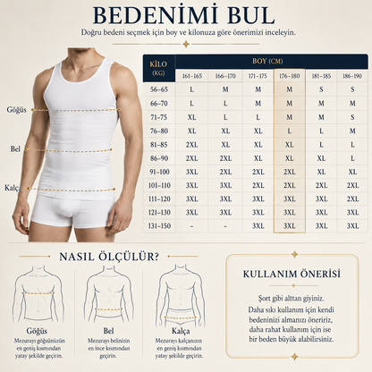 NORDELL Form Atlet | Erkek Kompresyon Atlet